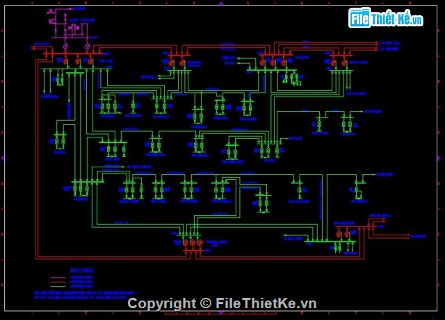 File cad,hệ thống cơ điện,hệ thống lưới điện,mạng lưới điện,điện tp HCN